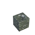 Jade Leaf Cube Base w/ Indentation